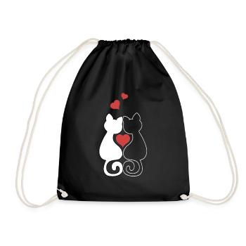 Chats Chers Cat Mama Cat Propriétaires de chats - Sac de sport léger - noir - Devant
