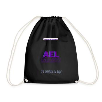 #pronounsarebeautiful ael/masc - Sac de sport léger - noir - Devant