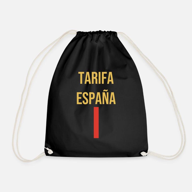 Tarifa Spanien Souvenir - Turnbeutel - Schwarz
