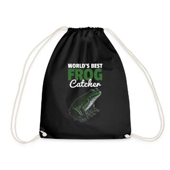 Meilleur capteur de grenouilles au monde Cool Toad Herpetologist A - Sac de sport léger - noir - Devant
