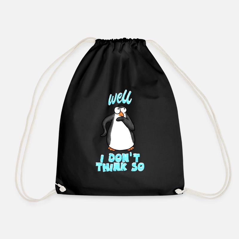 Je ne pense pas - Sac de sport léger - noir