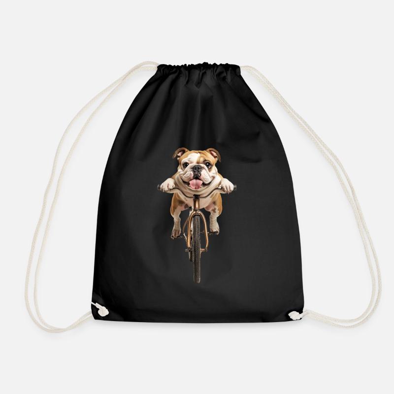 Bulldogge - Turnbeutel - Schwarz