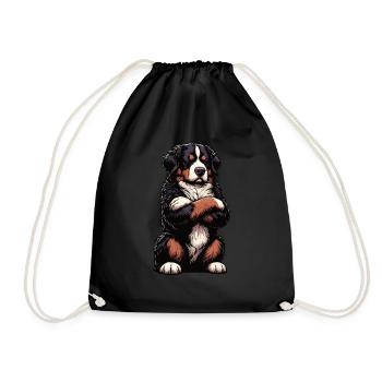 Berner Sennenhund Sennenhunde Sennen Besitzer - Turnbeutel - Schwarz - Vorne