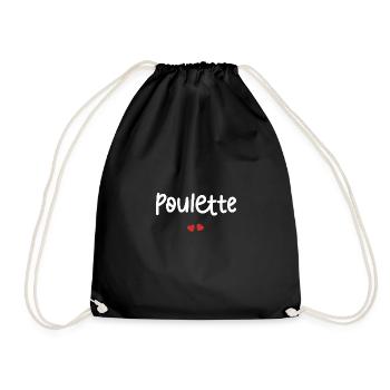 Poulette - Sac de sport léger - noir - Devant