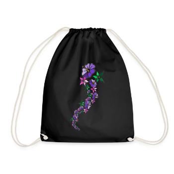 polynesien - Sac de sport léger - noir - Devant