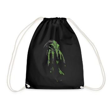 Cthulhu - Stencil - Turnbeutel - Schwarz - Vorne