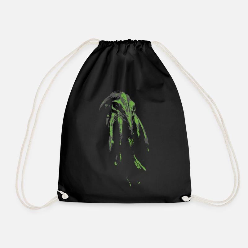 Cthulhu - Stencil - Turnbeutel - Schwarz