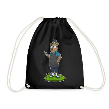 Coiffeur de chèvre Ciseaux - Sac de sport léger - noir - Devant