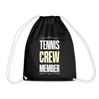 Équipe de tennis - Sac de sport léger - noir - Devant
