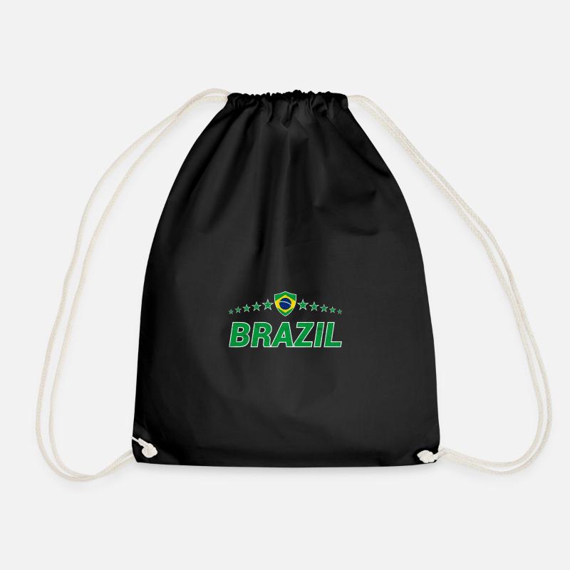 Brasilien - Turnbeutel - Schwarz