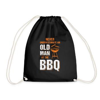 Barbecue Grill Grill Accessories BBQ Grill Master Grill Grill - Drawstring Bag - black - Front