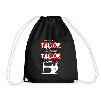 Tailor Lingerie Pantalon Machine à Coudre - Sac de sport léger - noir - Devant