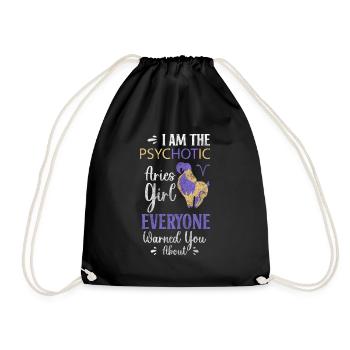Horoscope Naissance Avril - Sac de sport léger - noir - Devant