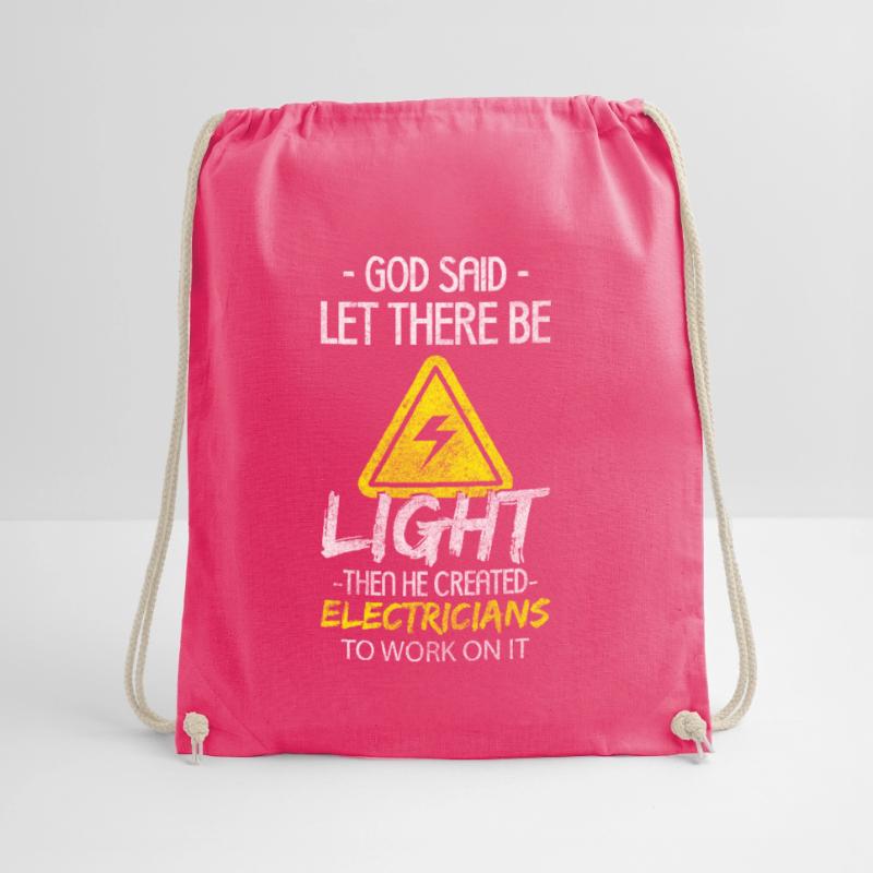 Electronics Technician Craft Watt Work Drawstring Bag