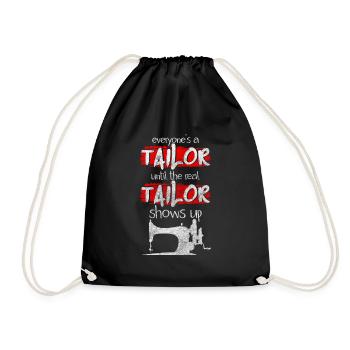 Machine à coudre à la main de passe-temps de vêtements - Sac de sport léger - noir - Devant