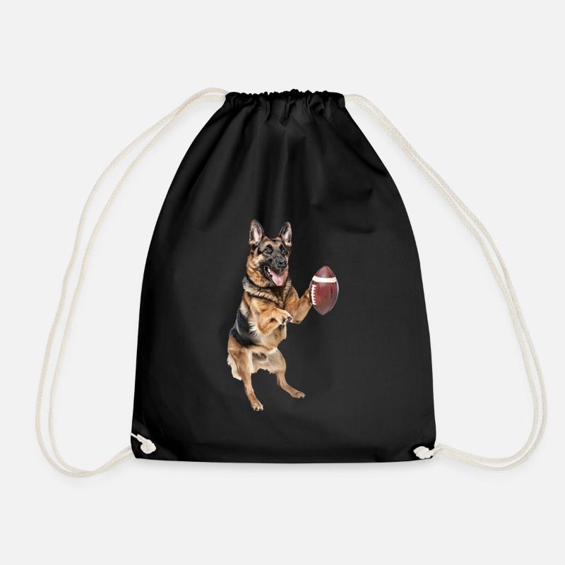 Deutscher Schäferhund - Turnbeutel - Schwarz