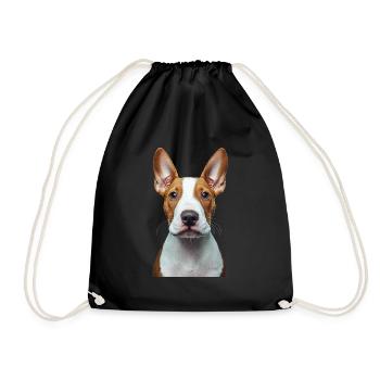 Bullterrier - Turnbeutel - Schwarz - Vorne
