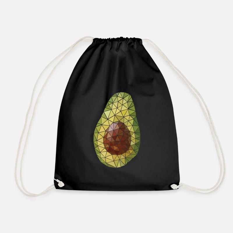 Avocado (Polygon Style) - Sac de sport léger - noir