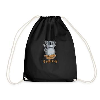 Chat Drôle - Sac de sport léger - noir - Devant