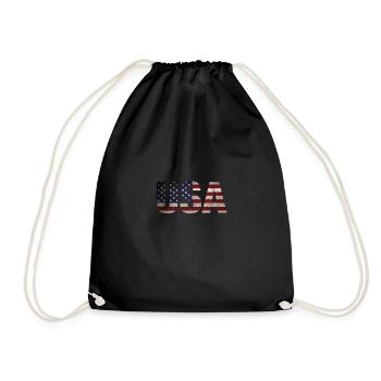 USA - Sac de sport léger - noir - Devant
