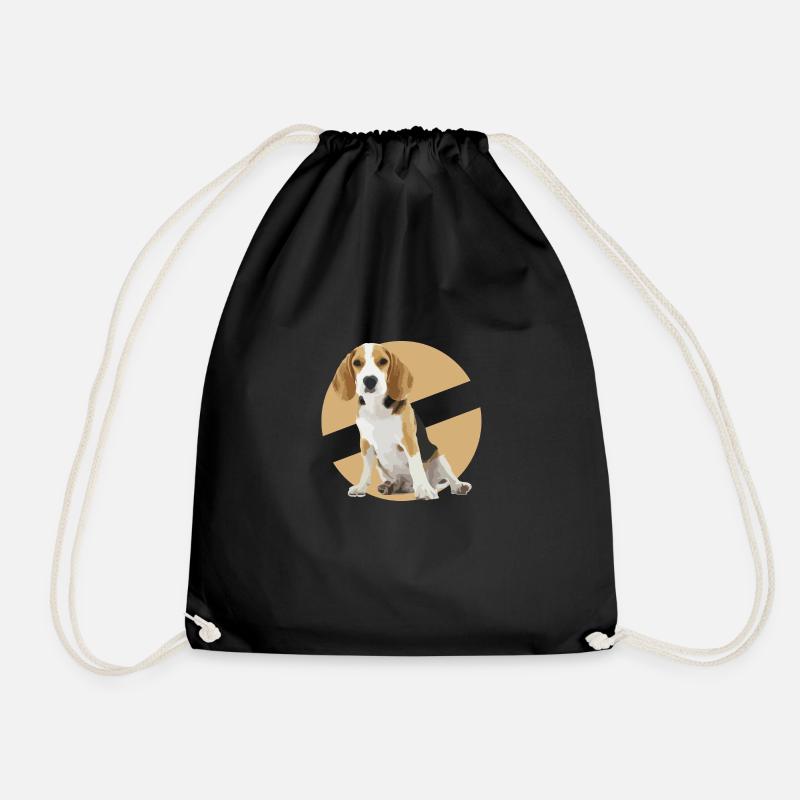 Beagle - Turnbeutel - Schwarz