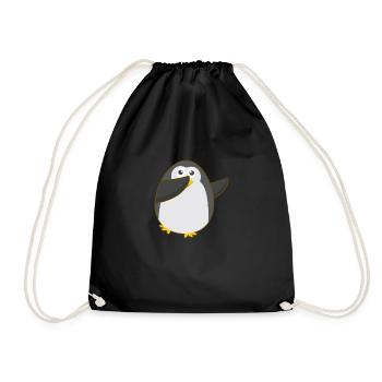 PENGUIN DAB - Drawstring Bag - black - Front