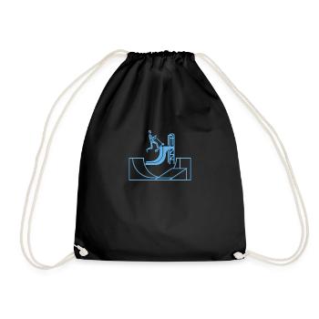 Freestyle Scoot 2 Street Skatepark - Drawstring Bag - black - Front