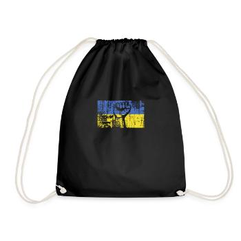 Against War Ukraine I Fight for Freedom - Drawstring Bag - black - Front