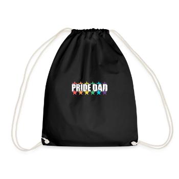 Pride Dad - Communauté du Mois de la Gay Pride LGBT - Sac de sport léger - noir - Devant