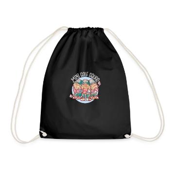 Minigolf Nains Gnome Golf Squad - Sac de sport léger - noir - Devant
