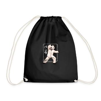 Arts Martiaux Kampfkunst Karaté Judo Panda - Sac de sport léger - noir - Devant