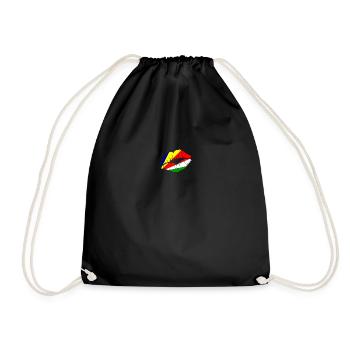 Pays du drapeau des Seychelles Fierté d'ascendance autochtone - Sac de sport léger - noir - Devant
