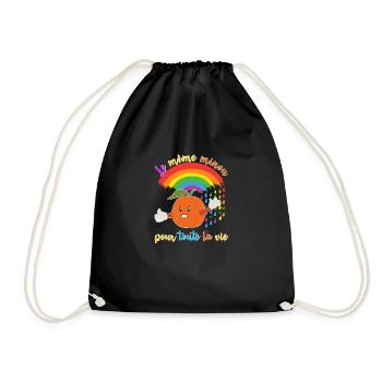 Le même Minou pour la Vie EVG Humour Garçon Team - Sac de sport léger - noir - Devant