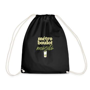 Métro Boulot Mojito - Sac de sport léger - noir - Devant