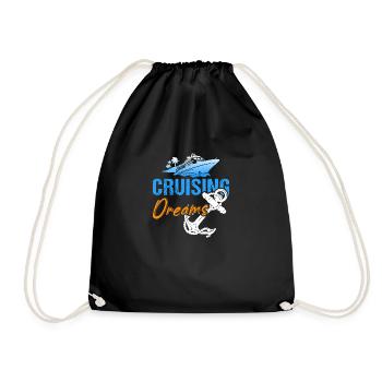 Cruising Dreams - Turnbeutel - Schwarz - Vorne