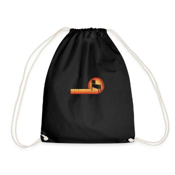 Flipper Retro Gamer Zocker - Sac de sport léger - noir - Devant