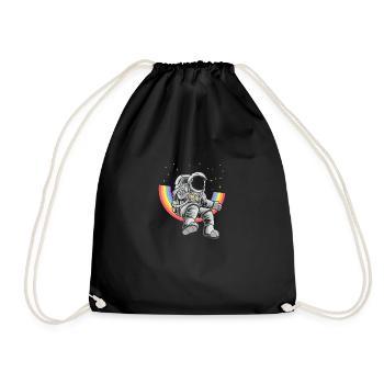 Conception des astronautes - Sac de sport léger - noir - Devant