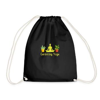 Drôle de jardin style - Sac de sport léger - noir - Devant