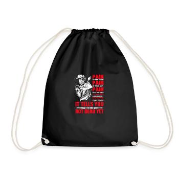 Spartan Molon Labe - Drawstring Bag - black - Front