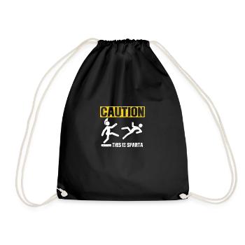 Spartan Molon Labe - Drawstring Bag - black - Front