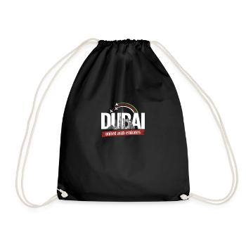 United Arab Emirates Dubai - Drawstring Bag - black - Front