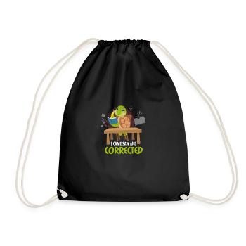 Je suis venu voir et corriger - Sac de sport léger - noir - Devant