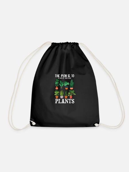 The plan is to have more plants - Turnbeutel - Schwarz