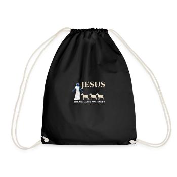 Cool Jesus Christ Religions Design - Sac de sport léger - noir - Devant
