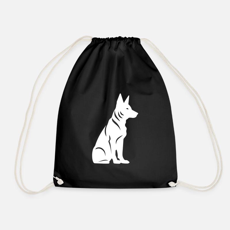 Hund - Turnbeutel - Schwarz