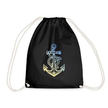 Port d’ancrage - Sac de sport léger - noir - Devant