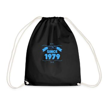 Cadeau du 44e anniversaire Incroyable depuis 1979 - Sac de sport léger - noir - Devant