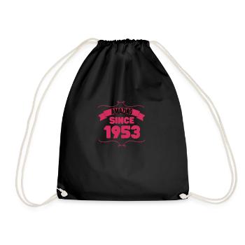 Cadeau du 70e anniversaire Incroyable depuis 1953 - Sac de sport léger - noir - Devant