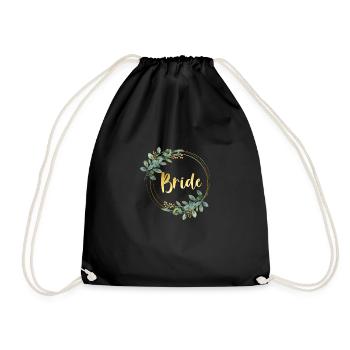 Chemise de mariée - Sac de sport léger - noir - Devant