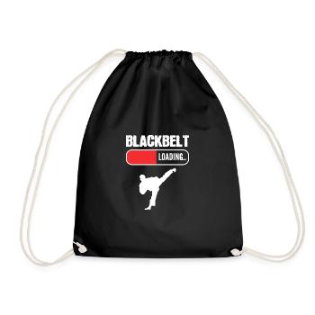 Blackbelt Store Dedicated Person Gift - Drawstring Bag - black - Front